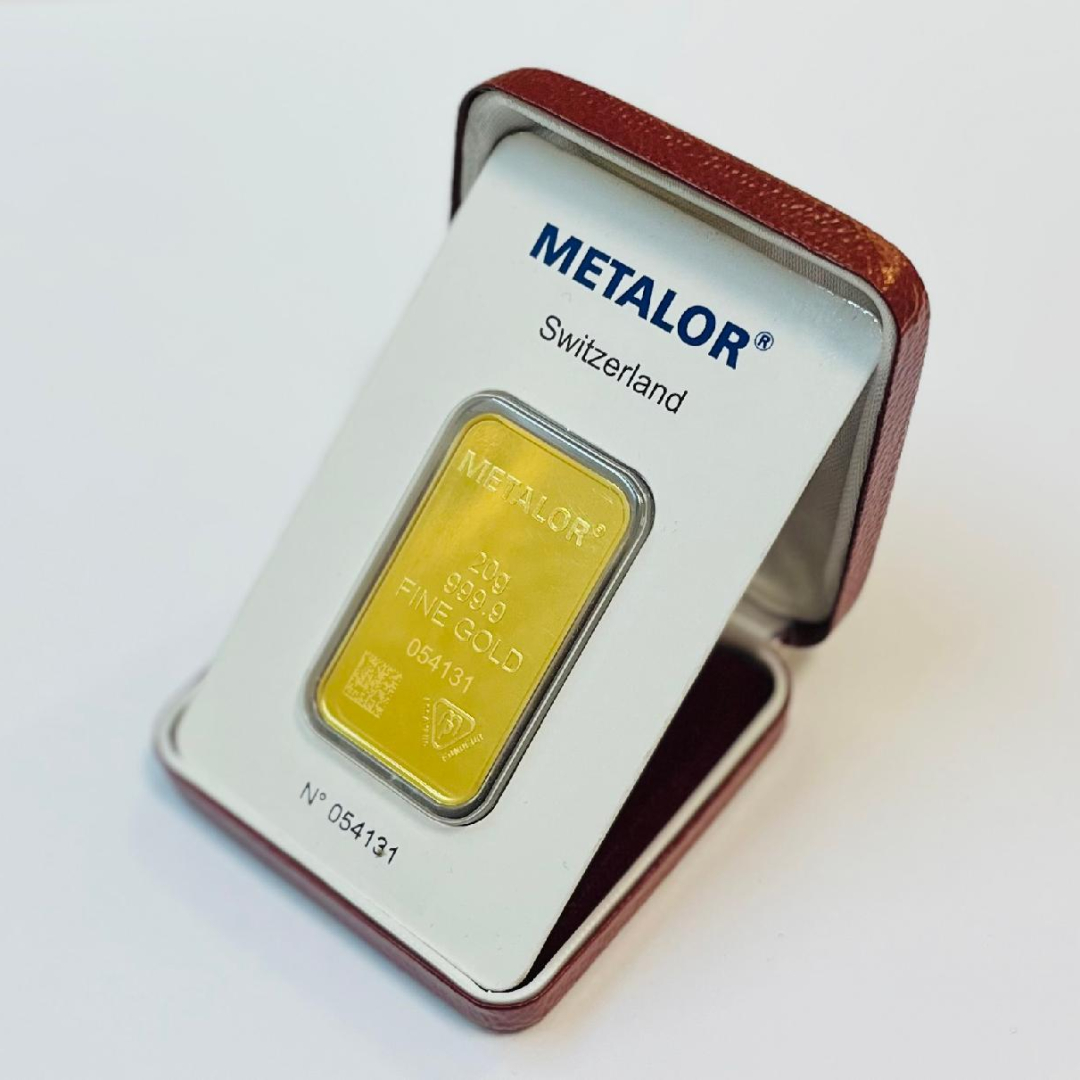 investiční zlatý slitek METALOR SW